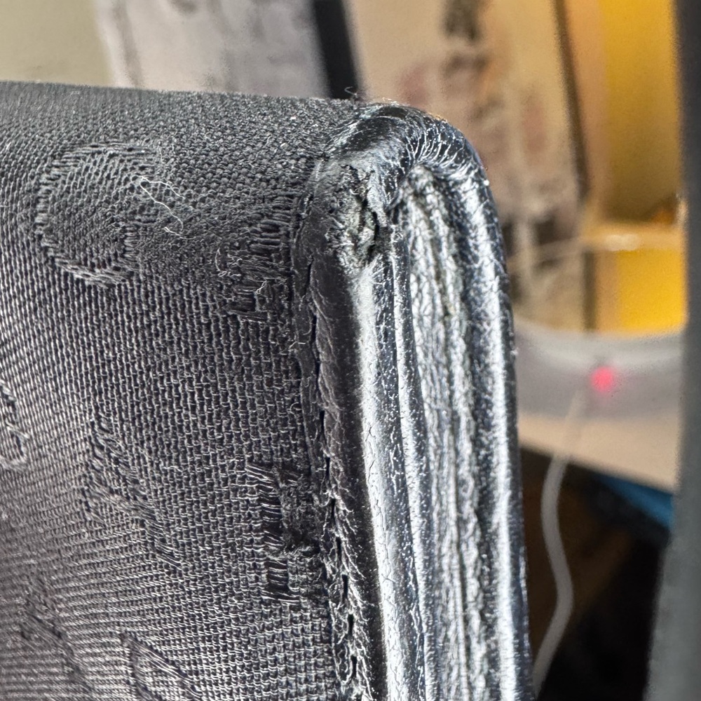 Bvlgari Black Canvas Long Wallet bifold with zipper pouch EUC - Picture 17 of 17